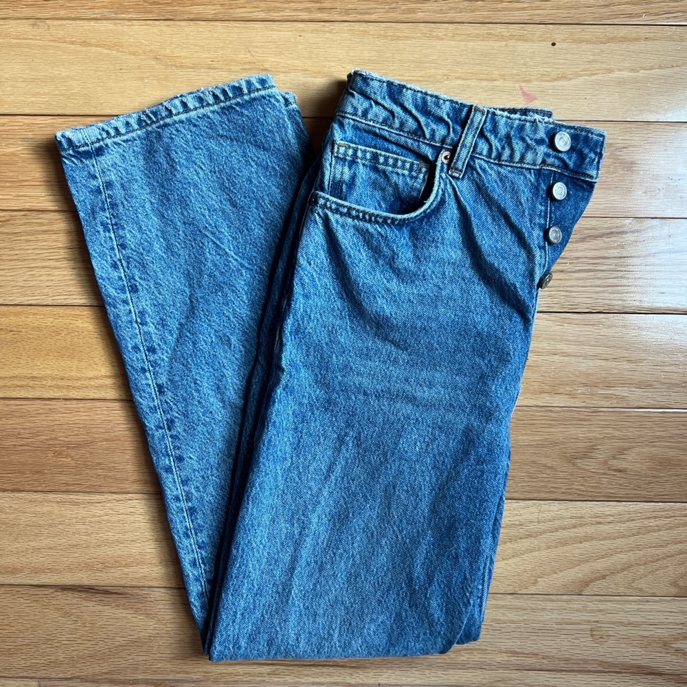 Like New Reformation Cynthia Straight Leg Jeans!